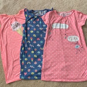 Set of 3 Carter’s Nightgowns